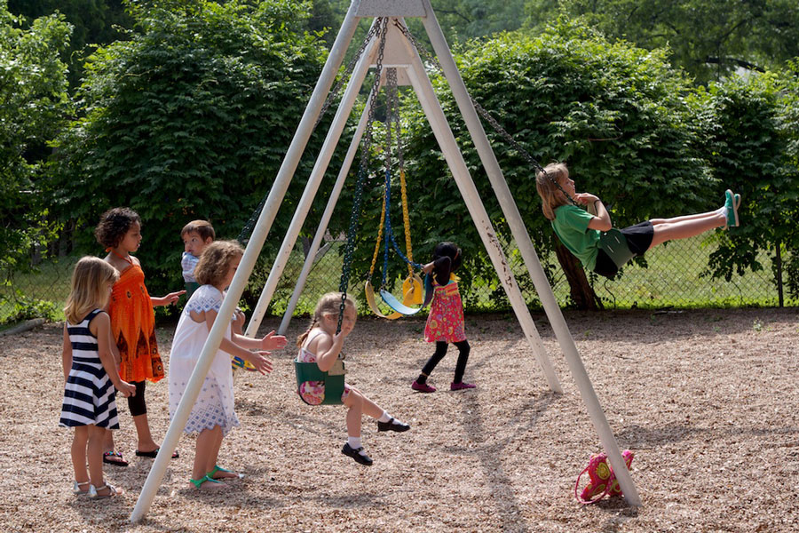 Pre-k playground time